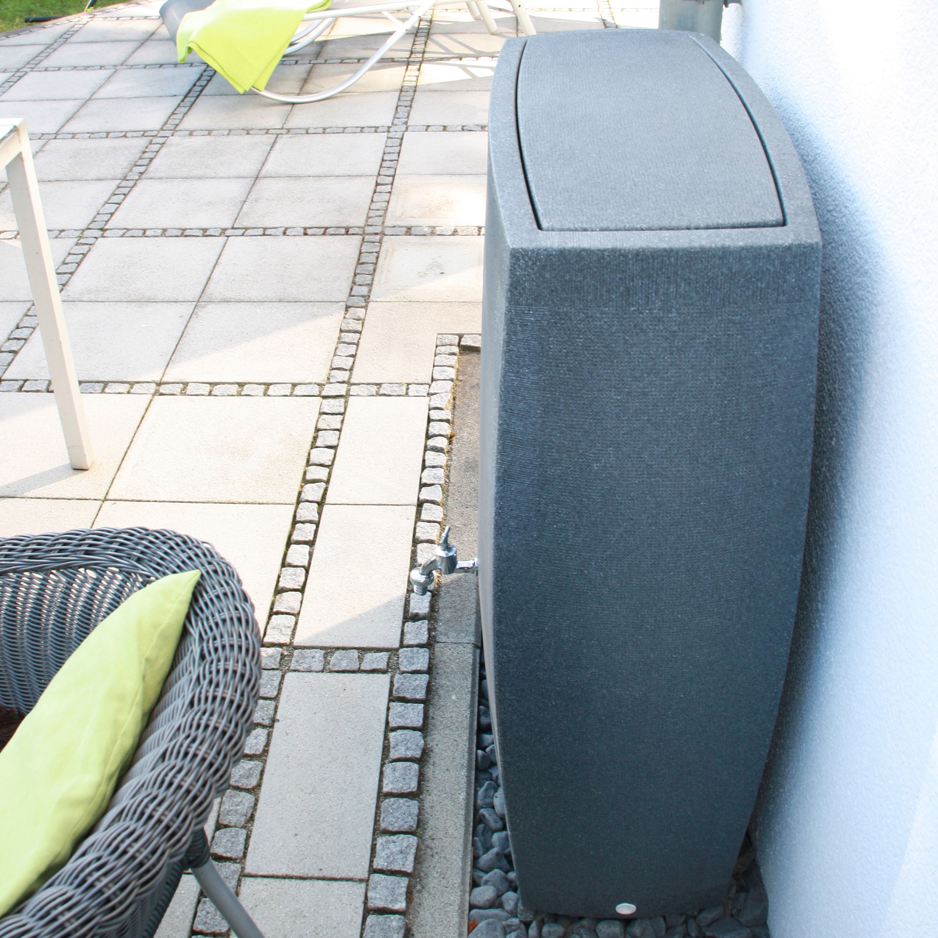 Regentonne Noblesse 275 L black granit Regentonne Übersicht